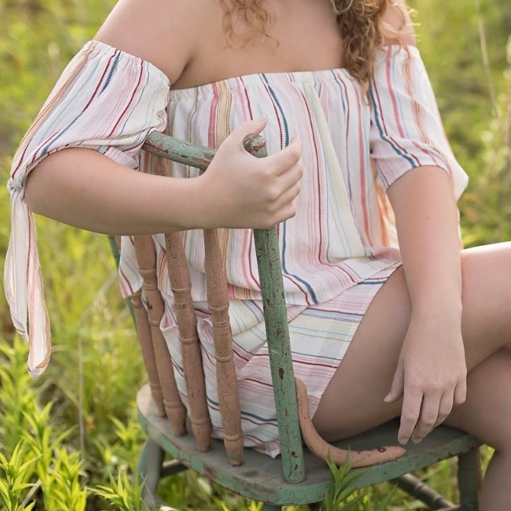 Off the Shoulder Romper